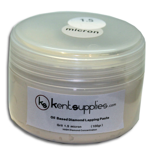 Kent 100 gram of 1.5 micron Oil Based Lapping Paste, 34% Diamond Concentration