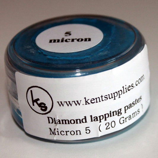 KENT Grit 5.0 microns Diamond Polishing Paste Lapping Compound in 20gr Container