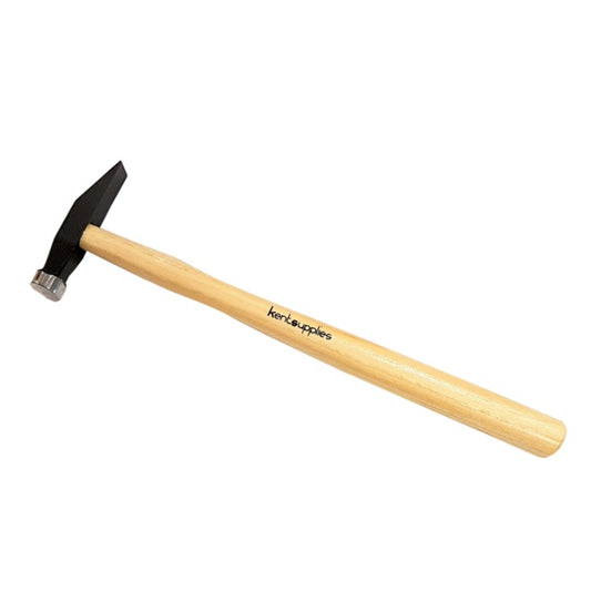 Goldsmith's Hammer French Style with 4oz Quality Steel Head and Hardwood Handle