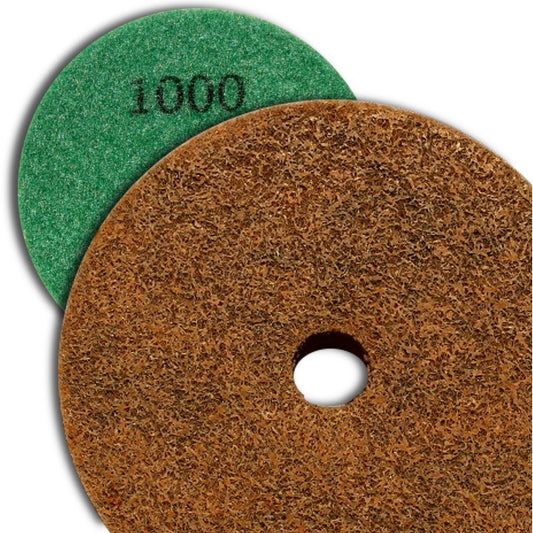 4 inch Kent Grit 1000 Diamond Sponge Fiber Pad for Marble Floors