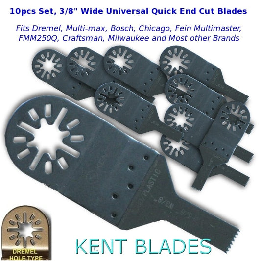 KENT 10 x 3/8" Wide FastCut Blade For Soft: Wood, Metal, Plastic, Fits Dremel