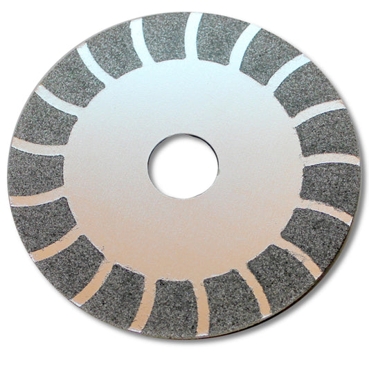 KENT 100mm (4") Intermittent Diamond Coated Cutting Wheel For Jewelry and Glass