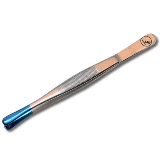 Kent Pearl Holding Tweezers With Long Wearing Teflon Coated Cupped Tips