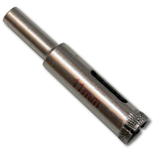 11mm Diameter DIAMOND COATED CORE DRILL BIT With Jagged Edge - Kent Supplies11mm Diameter DIAMOND COATED CORE DRILL BIT With Jagged EdgeGLS - 394