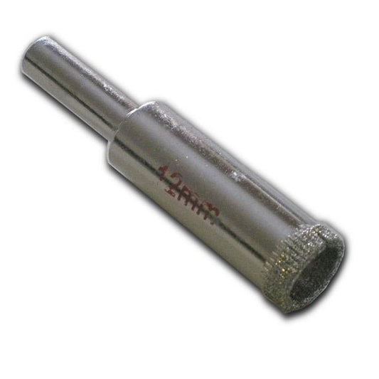 12mm Diameter Diamond Coated Core Drill Bit With Jagged Edge - Kent Supplies12mm Diameter Diamond Coated Core Drill Bit With Jagged EdgeGLS - 294