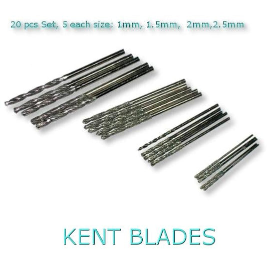 20 Mixed Metric Diamond Coated HSS Twist Drill Bits - Kent Supplies20 Mixed Metric Diamond Coated HSS Twist Drill BitsGLS - 326