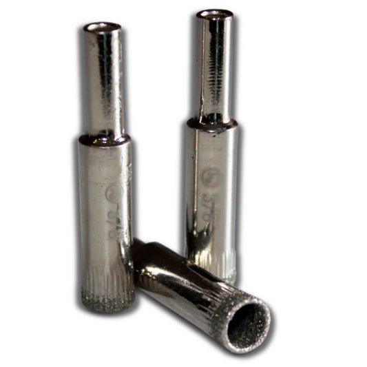 3 pieces 3/8" inch Kent Diamond Coated Core Drill Bits Hole Saws - Kent Supplies3 pieces 3/8" inch Kent Diamond Coated Core Drill Bits Hole SawsGLS - 233