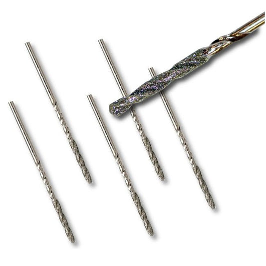 Kent 5 pcs Set 2mm Diameter Grit 100 Diamond Coated M2 Twist Drills For Glass - Kent SuppliesKent 5 pcs Set 2mm Diameter Grit 100 Diamond Coated M2 Twist Drills For GlassGLS - 902