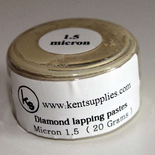 KENT Grit 1.5 micron Diamond Polishing Paste Lapping Compound in 20gr Container - Kent SuppliesKENT Grit 1.5 micron Diamond Polishing Paste Lapping Compound in 20gr ContainerBIJ - 663