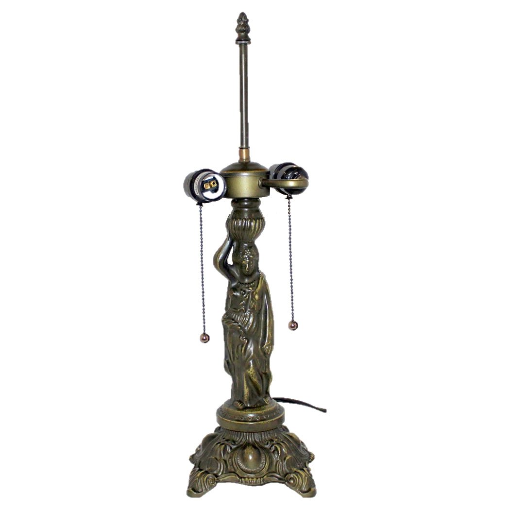 LMP - 16 - 309, Art Nouveau Style 20" Metal Base For Lamp With Wiring, Shade Support - Kent SuppliesLMP - 16 - 309, Art Nouveau Style 20" Metal Base For Lamp With Wiring, Shade SupportLMP - 16 - 309