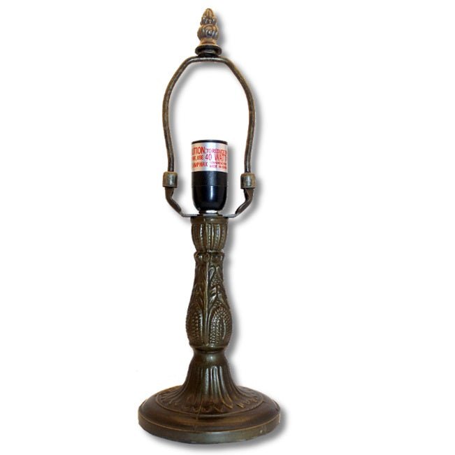 LMP - 6 - 329, Art Nouveau 6" Metal Base Lamp With Wiring, Switch, Shade Support - Kent SuppliesLMP - 6 - 329, Art Nouveau 6" Metal Base Lamp With Wiring, Switch, Shade SupportLMP - 6 - 329