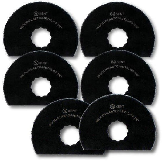 Set of 6, 3 Semi Round Segment Saw Blade fits Fein Supercut - Kent SuppliesSet of 6, 3 Semi Round Segment Saw Blade fits Fein SupercutPOL - 68