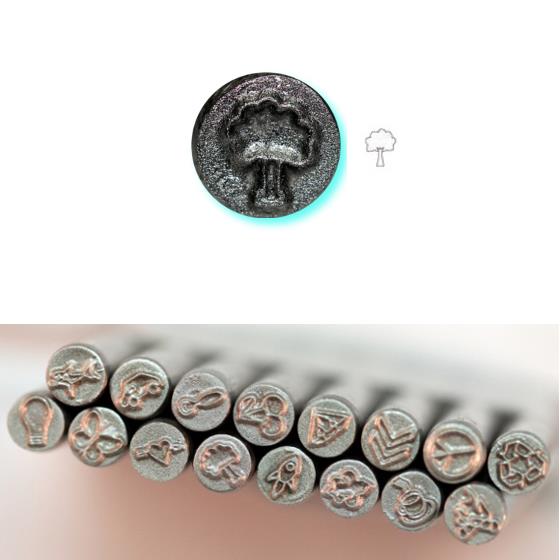 BIJ-880P, Kent 5,0 mm Tampons perforés en métal de formes assorties, CHAQUE TIMBRE VENDU SÉPARÉMENT