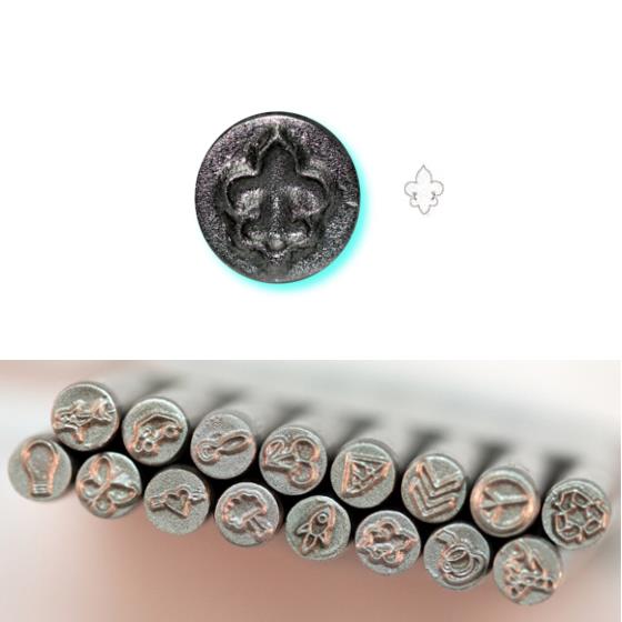 BIJ-880P, Kent 5,0 mm Tampons perforés en métal de formes assorties, CHAQUE TIMBRE VENDU SÉPARÉMENT