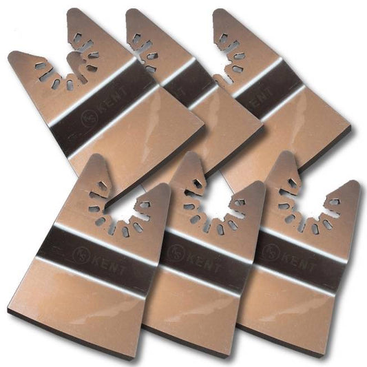 6 Rascador rígido de acero inoxidable con corte al ras KENT para herramienta oscilante de cambio rápido