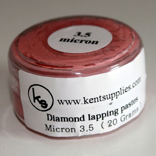 Pasta de pulido de diamante KENT Grit 3,5 micras, compuesto de lapeado en envase de 20gr