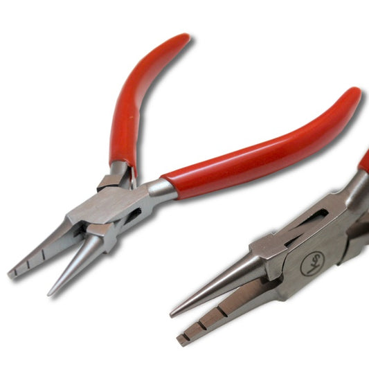 5.11" (130mm) Specialty Combination Pliers with Grooved Jaw and Round Jaw