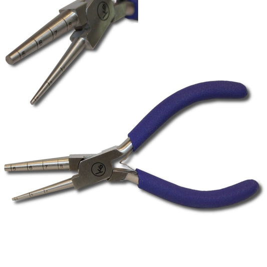 Pliers with Round Jaws For Making Precision Round Loops