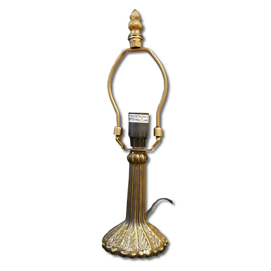 LMP-6-325M, 7" Art Nouveau Metal Base Lamp With Wiring, Switch, Shade Support